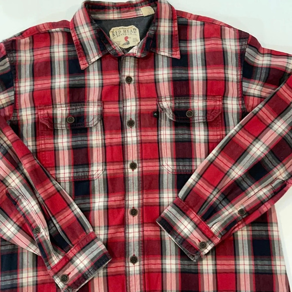 red head brand co Other - Red Head Brand Men's Long Sleeve Flannel shirt size L